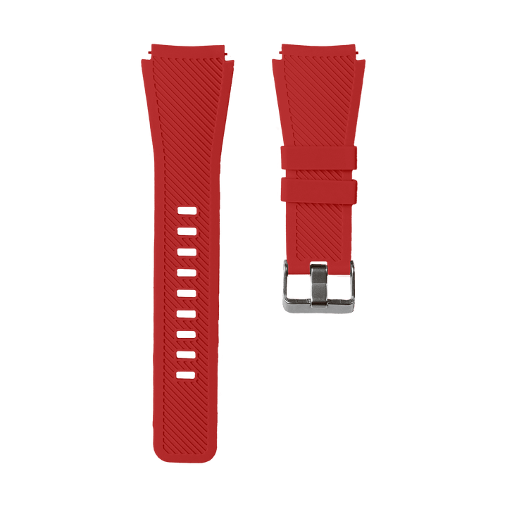 Red Silicone Straps